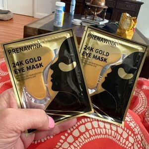 Prenawina 24K Gold Eye Mask set of 2